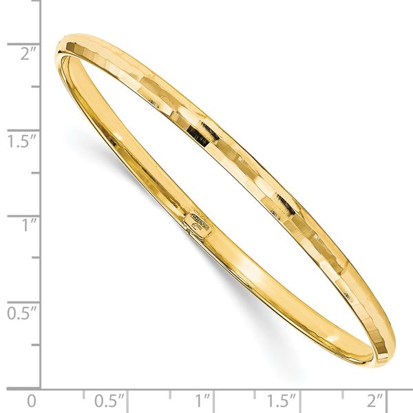 Leslie's 10K Polished Bangle - Image 2