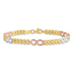 Leslie's 10K Tri-color Reversible Infinity Bracelet - Image 3