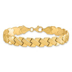 Leslie's 10K Polished and Brushed Fancy Bracelet - Image 3