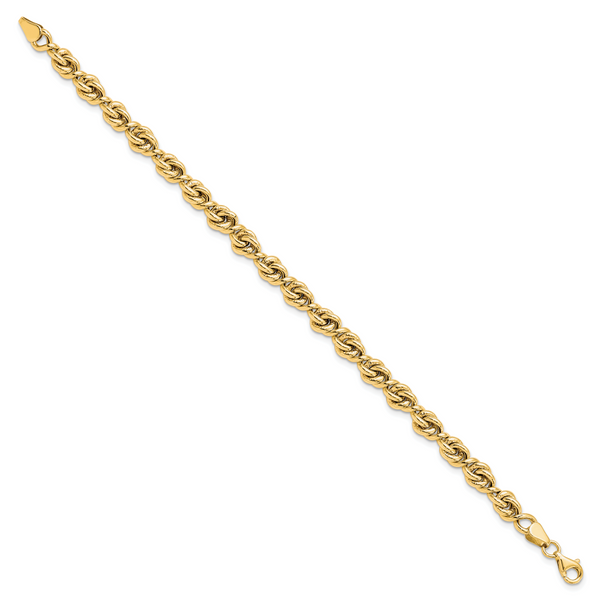 Leslie's 10K Polished Fancy Link Bracelet - Image 2
