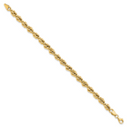 Leslie's 10K Polished Fancy Link Bracelet - Image 2