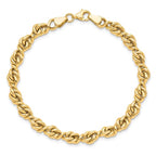 Leslie's 10K Polished Fancy Link Bracelet - Image 5