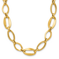 Leslie's 10k Polished Link Necklace