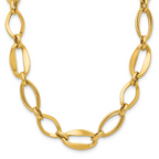 Leslie's 10k Polished Link Necklace