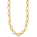 Leslie's 10k Polished Link Necklace - Image 2