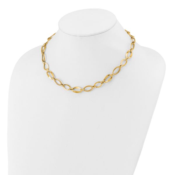 Leslie's 10k Polished Link Necklace - Image 3