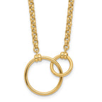 Leslie's 10k Polished Link Necklace