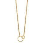 Leslie's 10k Polished Link Necklace - Image 2