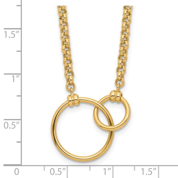 Leslie's 10k Polished Link Necklace - Image 3