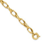 Leslie's 10K Polished Fancy Link Bracelet