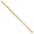 Leslie's 10K Polished Fancy Link Bracelet - Image 2