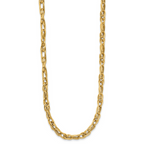 Leslie's 10K Polished Fancy Link w/1in ext. Necklace - Image 2