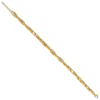 Leslie's 10K Polished Fancy Link w/1in ext. Bracelet - Image 2