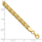 Leslie's 10K Polished Fancy Mermaid Pattern w/1in ext. Bracelet - Image 5