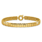 Leslie's 10K Polished Fancy Link Bracelet - Image 3