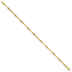 Leslie's 10K Polished Fancy Link Bracelet - Image 2