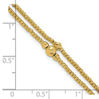 Leslie's 10K Polished and Diamond-cut beads 2-strand Bracelet - Image 5
