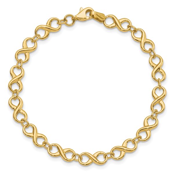 Leslie's 10K Polished Infinity Bracelet - Image 3