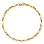 Leslie's 10K Polished Fancy Link Bracelet - Image 4