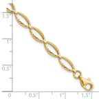 Leslie's 10K Polished and D/C Bracelet - Image 4