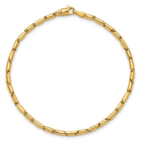 Leslie's 10K Polished Fancy Link Bracelet - Image 4