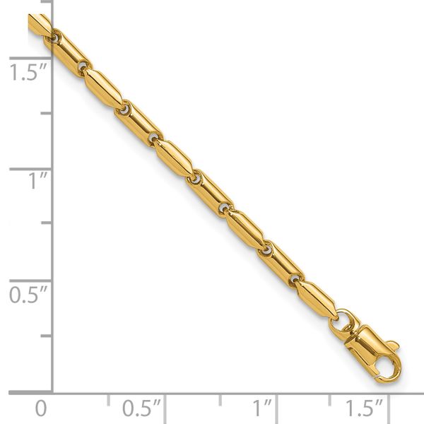 Leslie's 10K Polished Fancy Link Bracelet - Image 5