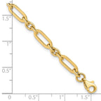 Leslie's 10K Polished Fancy Link Bracelet - Image 5