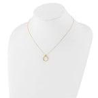Leslie's 10K Polished Circle Necklace - Image 3