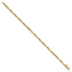 Leslie's 10K Polished Fancy Link Bracelet - Image 2