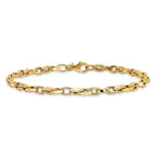Leslie's 10K Polished Fancy Link Bracelet - Image 3