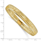 Leslie's 10K Polished Mesh Stretch Bracelet - Image 2