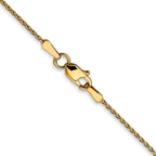 Leslie's 14K 1.0mm D/C Wheat Chain - Image 3