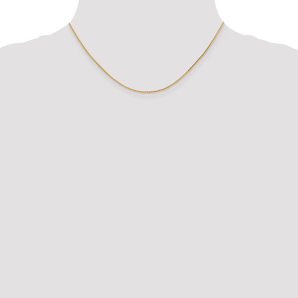 Leslie's 14K 1.0mm D/C Wheat Chain - Image 4