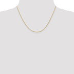 Leslie's 14K 1.0mm D/C Wheat Chain - Image 4