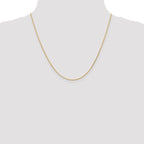 Leslie's 14K 1.0mm D/C Wheat Chain - Image 4
