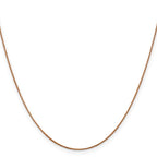 Leslie's 14K Rose Gold .8mm Spiga Chain - Image 2