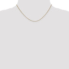 Leslie's 14K Rose Gold .8mm Spiga Chain - Image 4