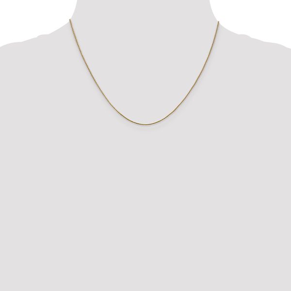 Leslie's 14K Rose Gold .8mm Spiga Chain - Image 4