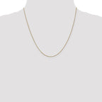 Leslie's 14K Rose Gold .8mm Spiga Chain - Image 4