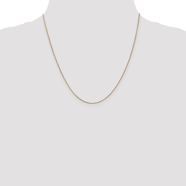 Leslie's 14K Rose Gold .8mm Spiga Chain - Image 4