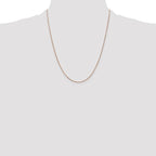 Leslie's 14K Rose Gold .8mm Spiga Chain - Image 4