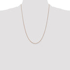 Leslie's 14K Rose Gold .8mm Spiga Chain - Image 4