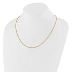 Leslie's 14K Adjustable 1.6mm Semi-solid Spiga Chain - Image 3