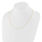 Leslie's 14K Adjustable 1mm D/C Cable Chain - Image 3