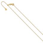 Leslie's 14K Adjustable 1mm D/C Cable Chain - Image 2