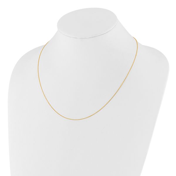 Leslie's 14K Adjustable 1mm D/C Cable Chain - Image 3