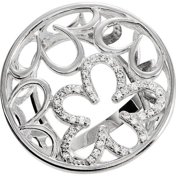 Accented Floral Ring