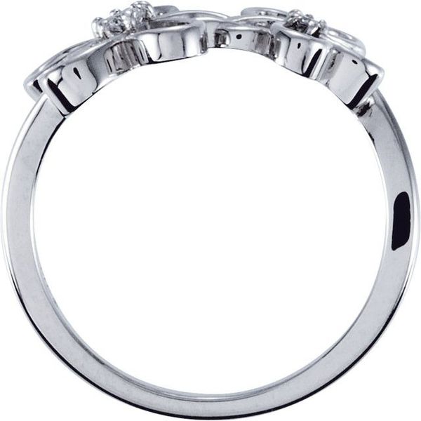 Accented Floral Ring - Image 2