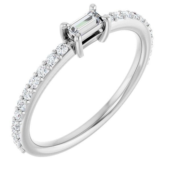 Accented Stackable Ring
