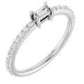 Accented Stackable Ring